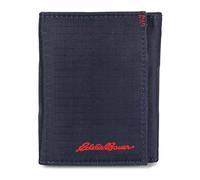 Eddie Bauer Dreifach gefaltete Herren-Geldbörse (erhältlich, Baumwoll-Segeltuch oder Leder), Ripstop-Nylon, Marineblau, Einheitsgröße