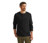 Eddie Bauer Eddie's Favorite Thermo-Henley für Herren, Schwarz, 3X-Large Hoch
