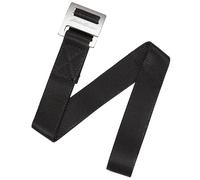 Eddie Bauer Herren Backcountry Belt Active Stretch Webbing with Buckle Gürtel, Metal Glide-Schwarz, L