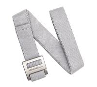 Eddie Bauer Herren Backcountry Belt Active Stretch Webbing with Metal Glide Buckle Gürtel, GRAU, Large