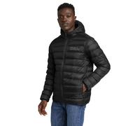 Eddie Bauer Herren Cirruslite Daunenjacke Jacke, Kapuze schwarz recycelt, XL