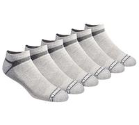 Eddie Bauer Herren Dura Dri Moisture Control Low Cut Socken, Grau (6 Paar), Large (6er Pack)