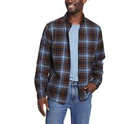Eddie Bauer Herren Eddie’s Favorite Flanellhemd - Relaxed Fit - kariert, Gr. S, Deep Denim