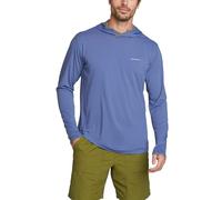 Eddie Bauer Herren Marine Air UPF Langarm Hoodie, Blauer Vogel, XX-Large