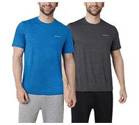 Eddie Bauer Men s Motion Tee T Shirts, 2 Pack Gifts for Him Mens, Crew Neck Tshirts Shirts for Men Half Sleeve Tshirt Men, Mens Tee Shirts - Gray X-Large