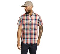 Eddie Bauer Pack It Seersucker Kurzarmhemd für Herren, Rot/Ausflug, einfarbig (Getaway Solids), 3X-Groß