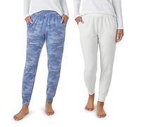 Eddie Bauer Pyjamahose für Damen, ultraweich, gemütliche Loungehose für Damen, Größe S-XXL, 2 Stück, Verschiedene Farben - 3, XL