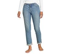 Eddie Bauer Women's Boyfriend Jeans - Slim Leg, Washed Indigo, 12