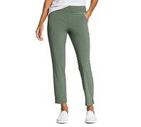 Eddie Bauer Women's Departure Ankle Pants, Mineral Green, XX-Large
