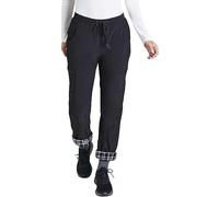 Eddie Bauer Women's Polar Fleece-Lined Pull-On Pants (Black,8)