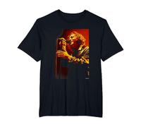 Eddie Vedder Pearl Jam Sänger von Andy Willsher T-Shirt, Herren Große Größen, Schwarz, 4X Tall