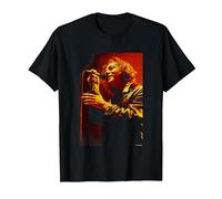 Eddie Vedder Pearl Jam Sänger von Andy Willsher T-Shirt, Herren, Schwarz, L