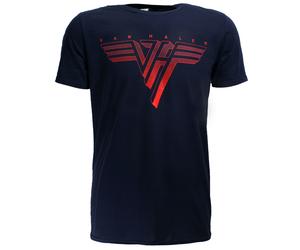 Eddy Van Halen - Klassisches rotes Logo-T-Shirt XXL Blau