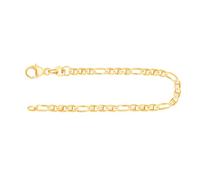 EDELIND Armband Damen Herren 333 585 Gelbgold Bracelet Panzerstegkette 2.5 mm 8 14K Echtgold Armkette Goldarmband mit Schmuck Geschenkbox Made in Germany