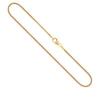 EDELIND Goldkette 333 Gold Halskette 1,2 mm Länge 40cm Kette Gelbgold ohne Anhänger Schlangenkette Echtgold mit Schmuck Geschenk Box Made in Germany