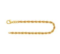 EDELIND Goldkette, Ankerkette diamantiert Weißgold 375/9 K, Länge 21 cm, Breite 1.3 mm, Gewicht ca. 5 g. g., NEU