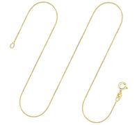 EDELIND Goldkette Damen 333 Echtgold - Venezianerkette 0.7mm Gelbgold - 45cm Halskette mit Geschenkbox