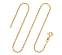 EDELIND Goldkette Damen 750 Echtgold - Panzerkette 1.4 mm Gelbgold 45 cm mit stilvoller Geschenkbox