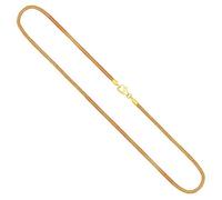 EDELIND Goldkette Damen Kinder 333 Gold 1.9 mm Länge 40cm Schlangenkette Gelbgold Kette Echt Gold Halskette mit Schmuck Geschenk Box Made in Germany