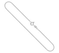 EDELIND Goldkette, Panzerkette flach Weißgold 333/8 K, Länge 50 cm, Breite 1.4 mm, Gewicht ca. 3 g., NEU