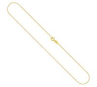 EDELIND Goldkette, Schlangenkette diamantiert Gelbgold 585/14 K, Länge 40 cm, Breite 0.7 mm, Gewicht ca. 1.9 g., NEU