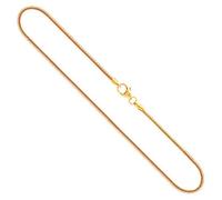 EDELIND Goldkette, Schlangenkette Gelbgold 333/8 K, Länge 42 cm, Breite 1.4 mm, Gewicht ca. 3.3 g., NEU