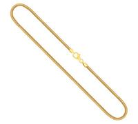 EDELIND Goldkette, Schlangenkette Gelbgold 585/14 K, Länge 60 cm, Breite 2.4 mm, Gewicht ca. 15.6 g., NEU