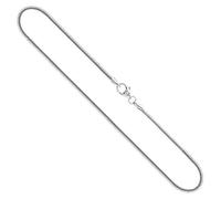 EDELIND Goldkette, Schlangenkette Weißgold 585/14 K, Länge 45 cm, Breite 1.4 mm, Gewicht ca. 5.5 g., NEU