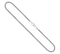 EDELIND Goldkette, Schlangenkette Weißgold 585/14 K, Länge 45 cm, Breite 1.6 mm, Gewicht ca. 6.4 g., NEU