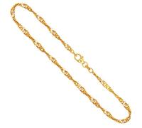 EDELIND Goldkette, Singapurkette Gelbgold 333/8 K, Länge 45 cm, Breite 2.9 mm, Gewicht ca. 5.6 g., NEU