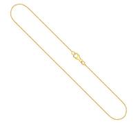 EDELIND Goldkette, Venezianerkette Gelbgold 750/18 K, Länge 38 cm, Breite 0.9 mm, Gewicht ca. 3 g., NEU
