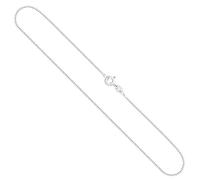 EDELIND Goldkette, Venezianerkette Weißgold 375/9 K, Länge 50 cm, Breite 0.7 mm, Gewicht ca. 1.7 g., NEU