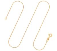 EDELIND Kette Gold Damen 585 Echtgold - Panzerkette 0,8 mm Gelbgold 45 cm - mit Geschenkbox