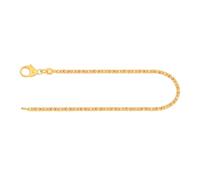 EDELIND Königskette Gold 333 Echtgold Armkette 1.8 mm mit Stempel aus Gelbgold, Goldarmband aus Deutschland, Herrenschmuck mit Karabinerverschluss, Länge 21 cm, Gewicht ca. 4.3 g.