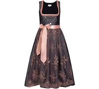Edelnice Trachtenmode Exklusives Designer Langes Dirndl Beatrice inkl. Spitzendirndlschürze und Charivari Gr. 32-56 (as3, Numeric, Numeric_42, Regular, Regular)