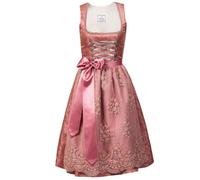 Edelnice Trachtenmode Exklusives Designer Midi Dirndl Sophia inkl. Spitzenschürze Gr. 32-54 (DE/NL/SE/PL, Numerisch, 42, Regular, Regular)