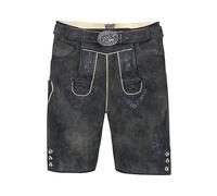 Edelnice Trachtenmode hochwertige Kurze Trachtenlederhose aus Ziegenleder Alois inkl. Gürtel