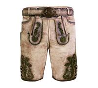 Edelnice Trachtenmode hochwertige Kurze Trachtenlederhose aus Ziegenleder Michael Gr. 52