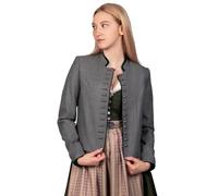 Edelnice Trachtenmode klassischer Trachten Janker Simone anthrazit oder hellgrau Gr. 32-54 (Anthrazit, 38)