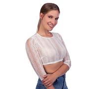 Edelnice Trachtenmode Lange Spitzen Dirndlbluse Verschiedene Modelle Gr (32-53) (as3, Numeric, Numeric_36, Regular, Regular, Lea)
