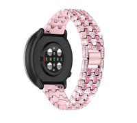 Edelstahl Armbänder für Polar Ignite 3/Ignite 2/Ignite Armband Damen, mit Strass Diamanten Glänzendes Metall Verstellbares Ersatzarmband Kompatibel mit Polar Ignite 3/2/Ignite Uhrenarmband (Rosa)