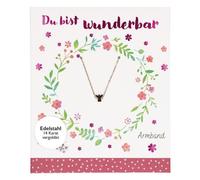 Edelstahl-Armband - Du bist wunderbar