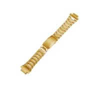 Edelstahl-Armband passend for Casio GW-B5600 DW5600/M5610/GMW-B5000/GA2100/GM-2100 GM5600 Uhrenarmband, Metall-Stahlarmband(Gold,For GA2100 GA2110)