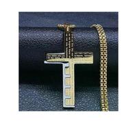 Edelstahl Bibel Kreuz Kette Halskette Anhänger Für Männer Schmuck Religion Zubehör Geschenk