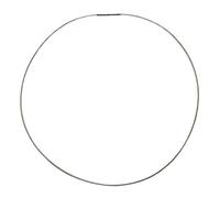 Edelstahl Collier Halsreif ca. Ø 1 mm Bajonett Drehverschluß Halskette Hochwertiger Edelstahlreif (45)