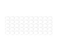 Edelstahl-Creolen, 50-teiliges, leichtes DIY-Schmuckherstellungsset für Frauen, Basteln, Perlenzubehör, 35-mm-Rund-Creolen für Geschenke, Partys