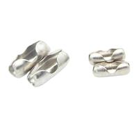 Edelstahl-Kugelkette, Massenware for die Schmuckherstellung, 5 Rollen, 1, mm, 2,4, Perlenkette for Halsketten und Anhänger, 10 Meter pro Rolle(1.5mm Connectors 500Pcs)