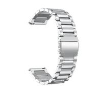 Edelstahl-Metall-Uhrenarmbänder Kompatibel mit Polar Ignite/Ignite 2/Ignite 3 Armbänder, Verstellbares Wasserdicht Ersatz-Uhrenarmband Armband Zubehör Uhrenarmband, Silber