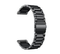 Edelstahl-Metall-Uhrenarmbänder Kompatibel mit Polar Ignite/Ignite 2/Ignite 3 Armbänder, Verstellbares Wasserdicht Ersatz-Uhrenarmband Armband Zubehör Uhrenarmband, Schwarz