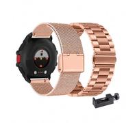Edelstahl Metallarmband für Polar Street X 22mm Verstellbare Armband | Metall Armband, Einstellbar Ersatzarmband, Kompatible mit Polar Street X, Business Armbänder, Herren Damen Uhrenarmband